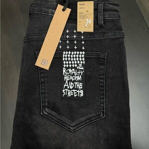 Ksubi Chitch+ Black Distressed Denim